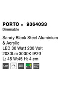 Plafoniera Nova Luce PORTO 9364033