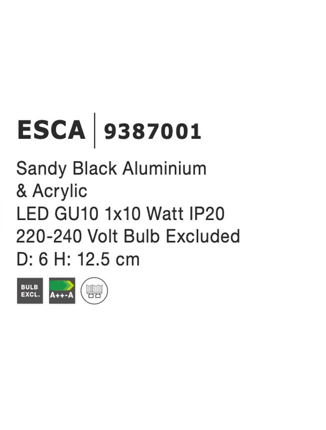 Spot aplicat fix Nova Luce ESCA 9387001