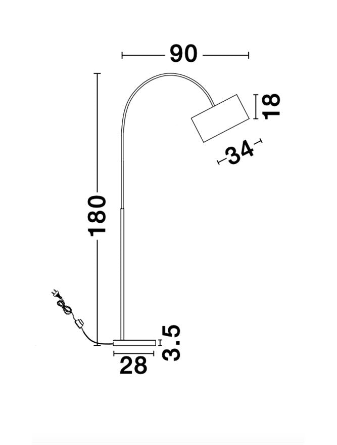 Lampadar Nova Luce SAMA 9401652