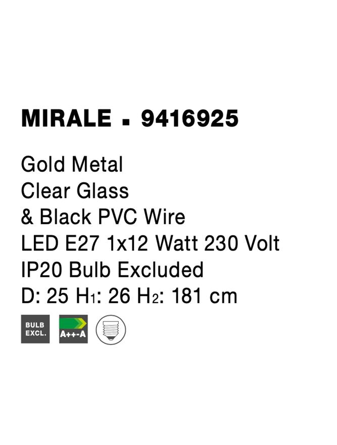 Pendul Nova Luce MIRALE 9416925