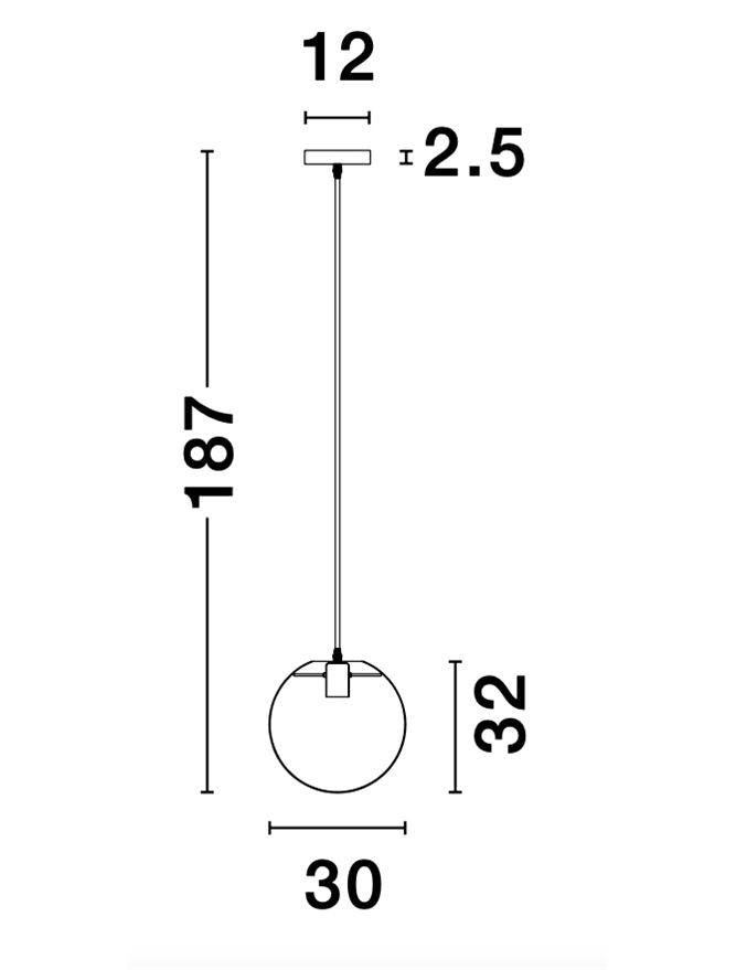 Pendul Nova Luce MIRALE 9416930
