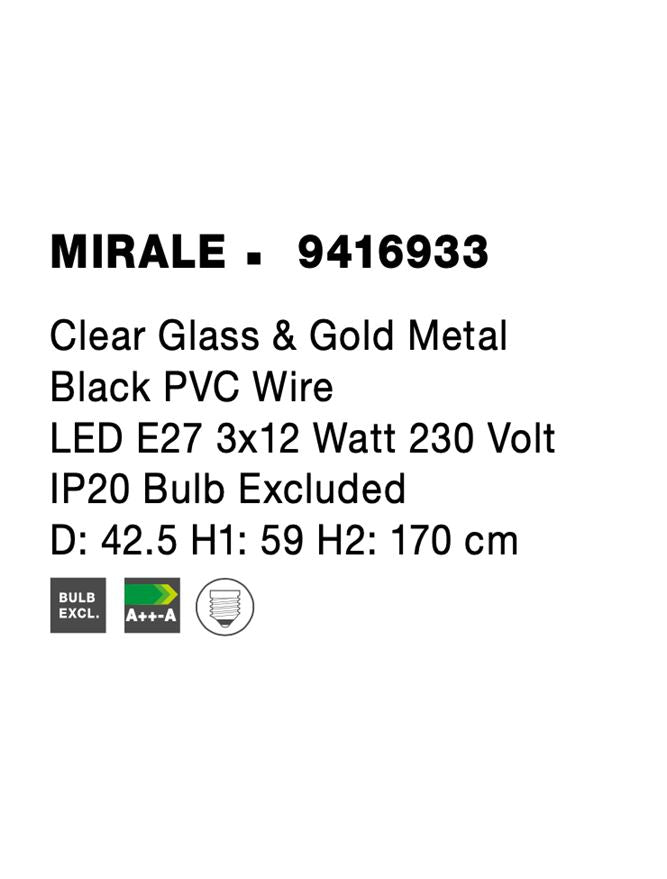 Lustra Nova Luce MIRALE 9416933