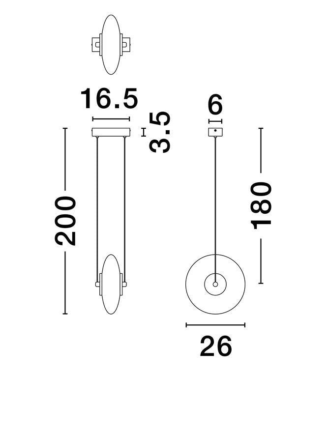 Pendul Nova Luce BALLET 9416944
