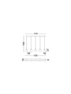 Lustra Nova Luce ORENDA 9416963