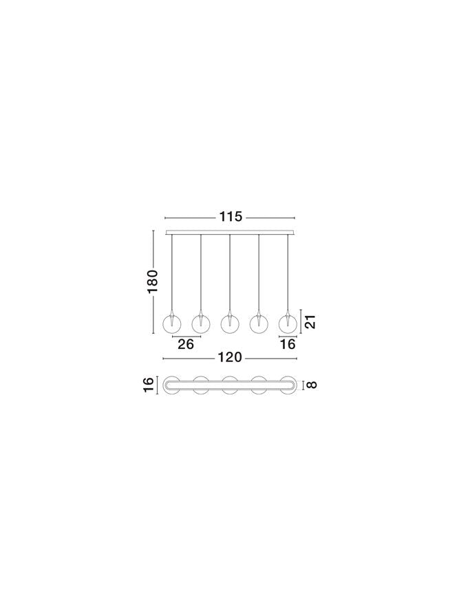 Lustra Nova Luce ORENDA 9416963