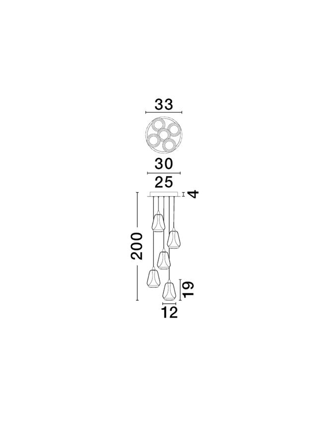 Candelabru Nova Luce ALISH 9416969