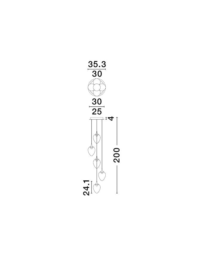 Candelabru Nova Luce NALI 9416976