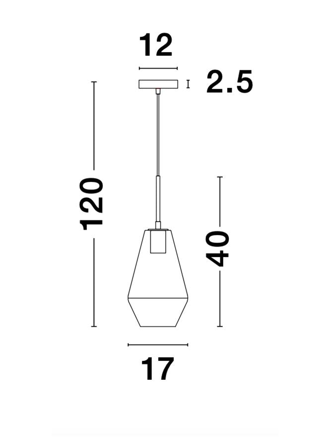 Pendul Nova Luce PRISMA 9426732