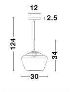 Pendul Nova Luce PRISMA 9426733