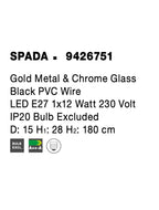 Pendul Nova Luce SPADA 9426751
