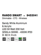 Plafoniera Nova Luce RANDO SMART 9453041