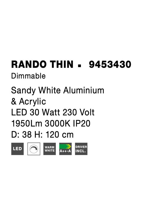 Lustra Nova Luce RANDO THIN 9453430
