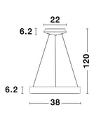 Lustra Nova Luce RANDO THIN 9453431