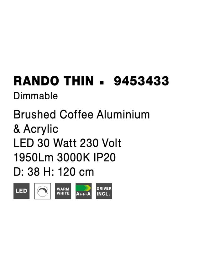 Lustra Nova Luce RANDO THIN 9453433