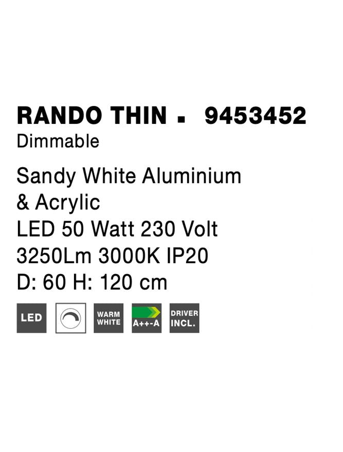 Lustra Nova Luce RANDO THIN 9453452