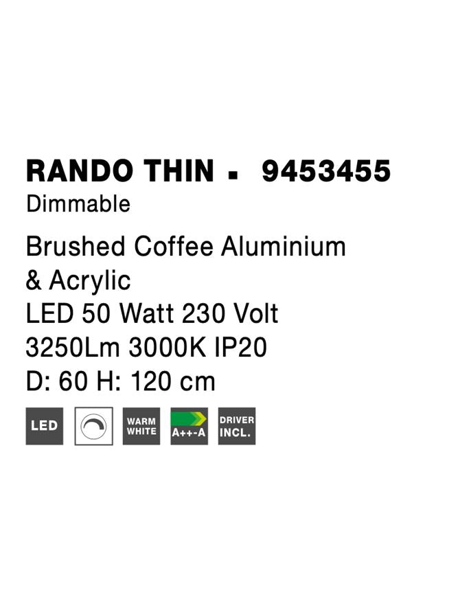 Lustra Nova Luce RANDO THIN 9453455