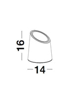 Proiector exterior fatade/plante Nova Luce FOX 9470581