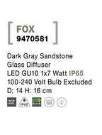 Proiector exterior fatade/plante Nova Luce FOX 9470581
