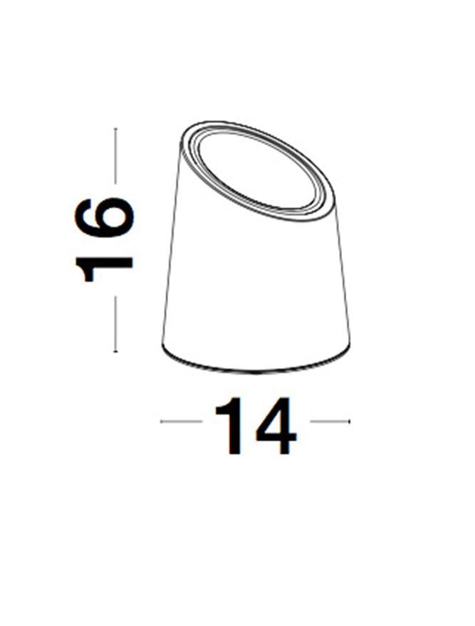 Proiector exterior fatade/plante Nova Luce FOX 9470582