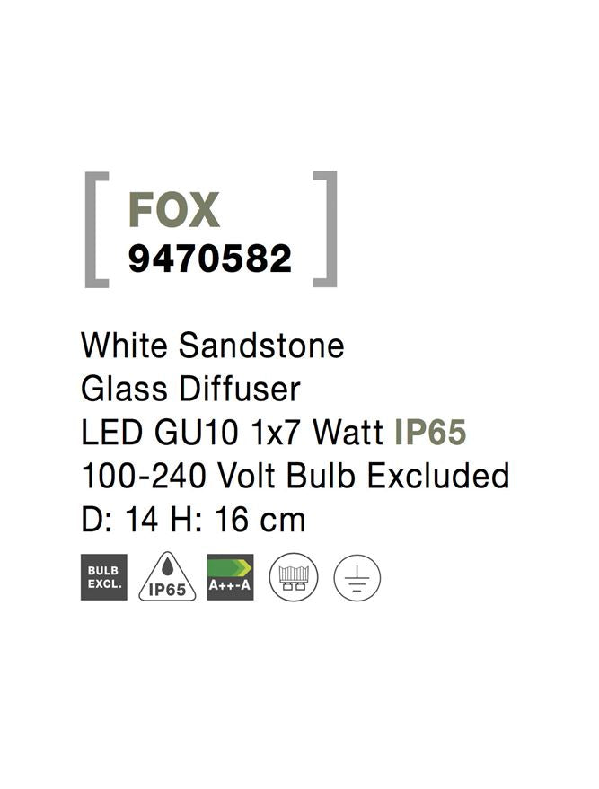 Proiector exterior fatade/plante Nova Luce FOX 9470582