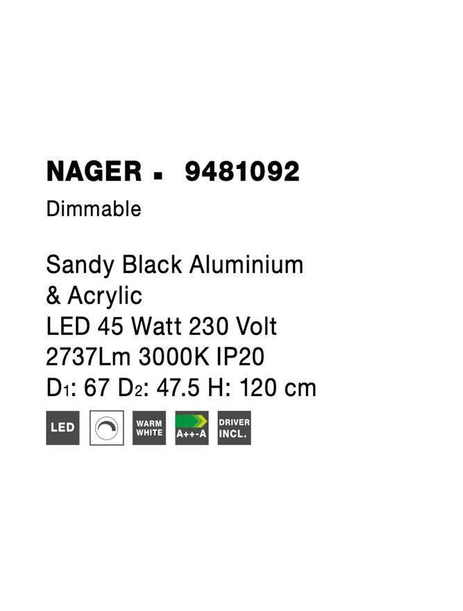 Lustra Nova Luce NAGER 9481092