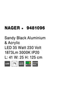 Lampadar Nova Luce NAGER 9481096
