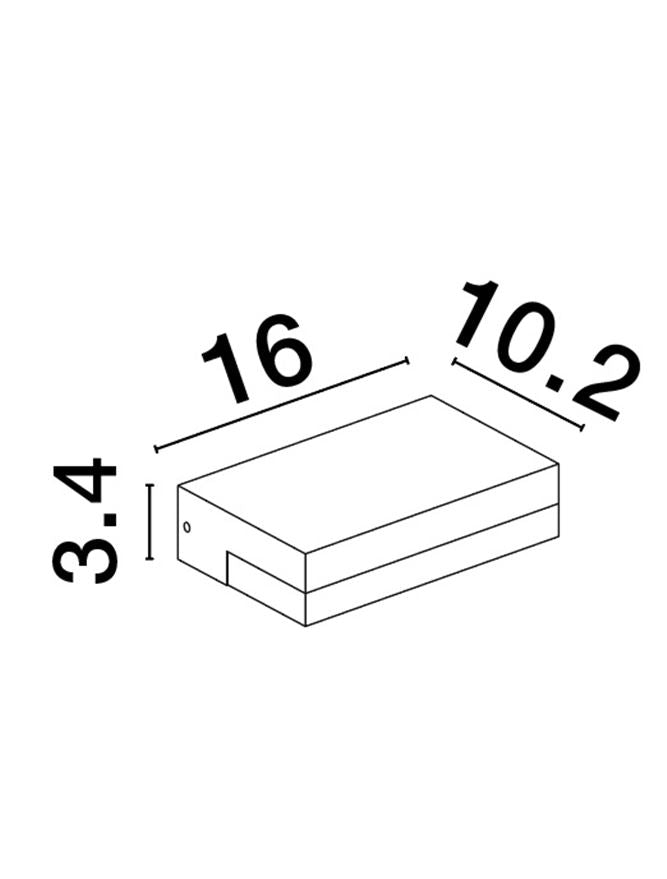 Aplica exterior Nova Luce PURE 9492560