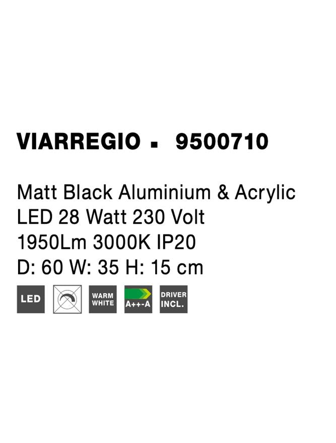 Plafoniera Nova Luce VIARREGIO 9500710