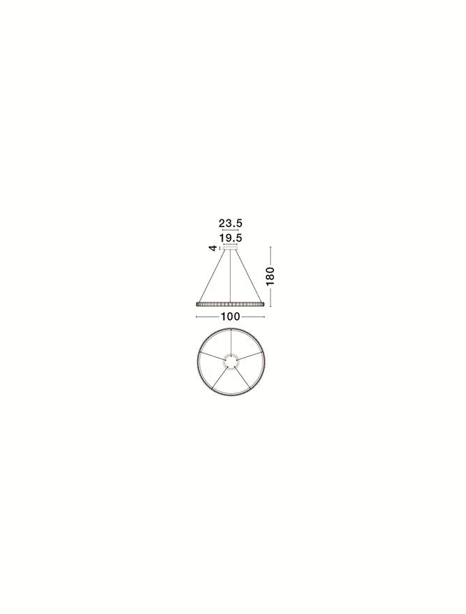Lustra Nova Luce ETEKEN 9501216