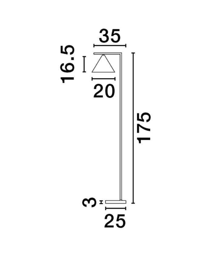 Lampadar Nova Luce SWAY 9501236