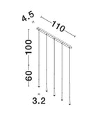 Lustra Nova Luce GOCCIO 9504001