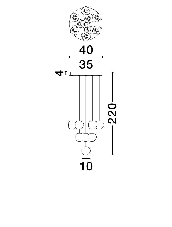 Candelabru Nova Luce IFOS 9511014