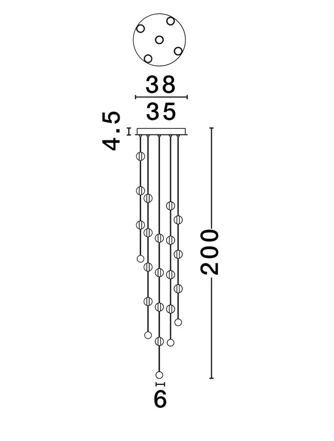 Candelabru Nova Luce ALCINOE 9511018
