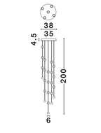 Candelabru Nova Luce ALCINOE 9511018