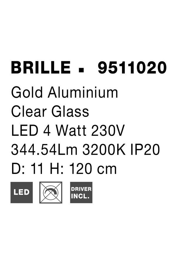 Pendul Nova Luce BRILLE 9511020