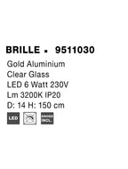 Pendul Nova Luce BRILLE 9511030