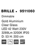 Candelabru Nova Luce BRILLE 9511060