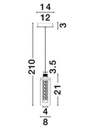 Pendul Nova Luce LUNE 9520010