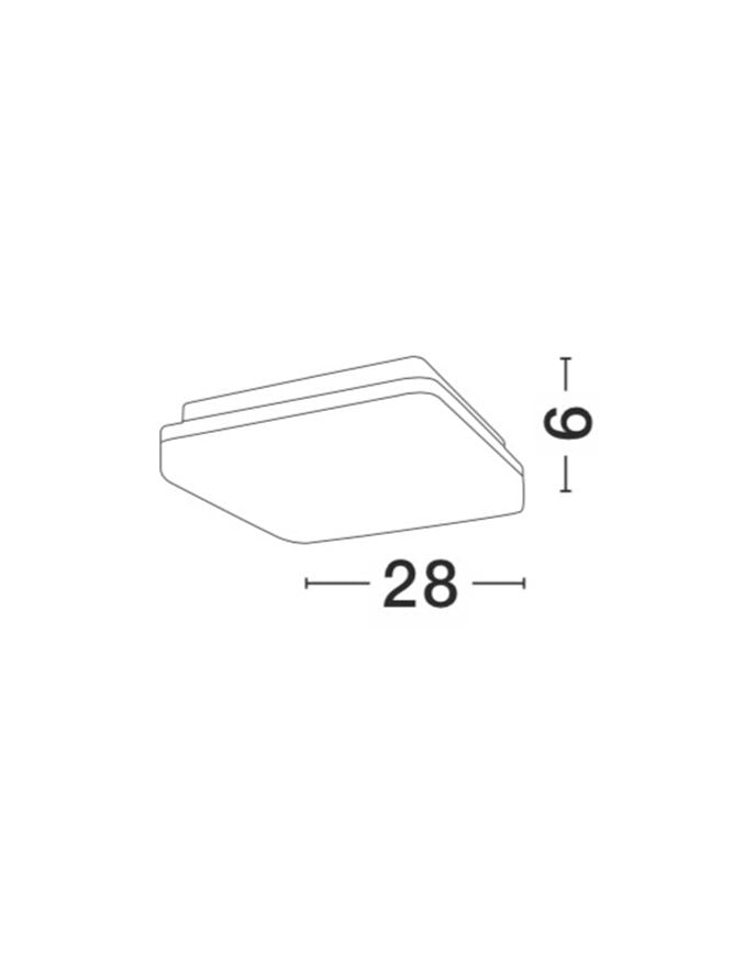 Plafoniera exterior Nova Luce TOMMY 9521002