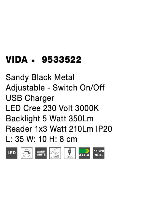 Aplica Nova Luce VIDA 9533522