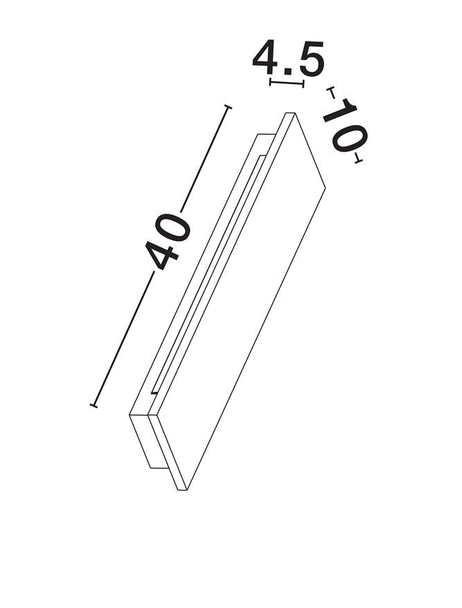 Aplica exterior Nova Luce LUNA 9540235
