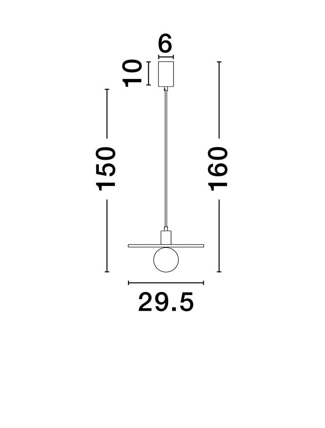 Pendul Nova Luce VRAHOS 9540246