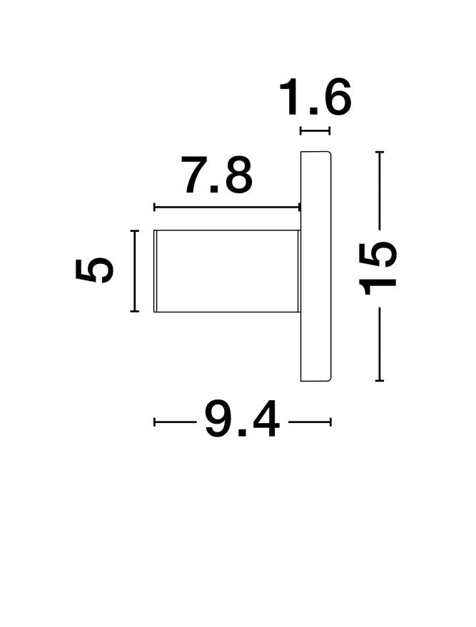 Aplica Nova Luce NANO 9540249