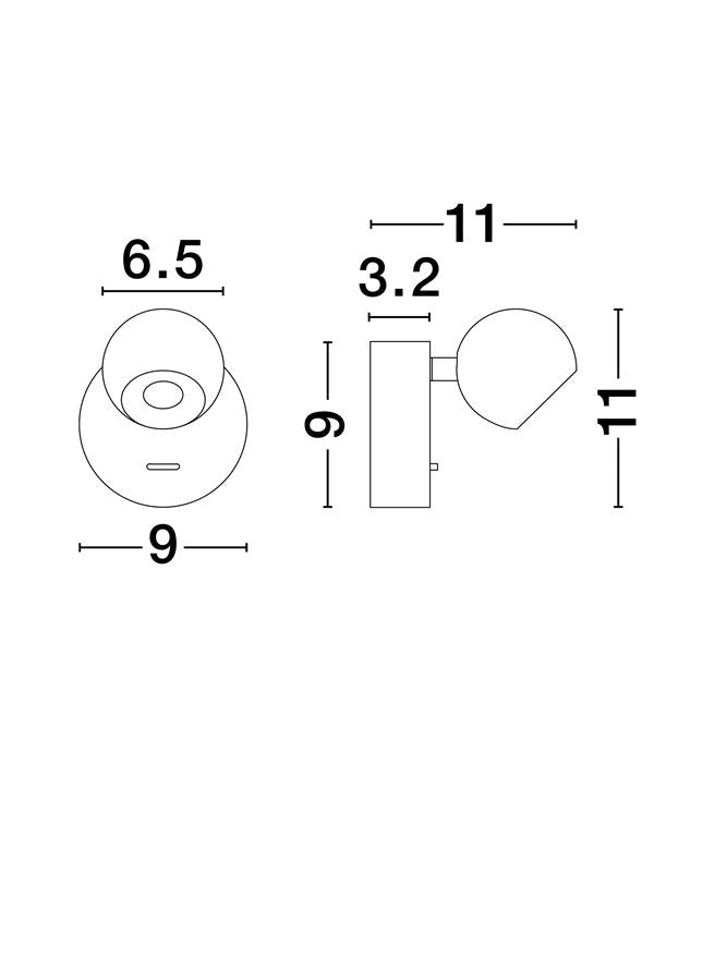Aplica Nova Luce SFERA 9540255