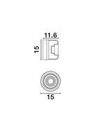 Aplica Nova Luce DORIS 9540282