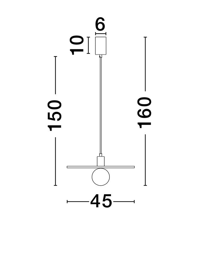 Pendul Nova Luce VRAHOS 9540335