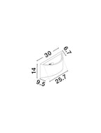 Aplica gips Nova Luce ANELLO 9540408