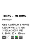 Lustra Nova Luce TIRIAC 9548103