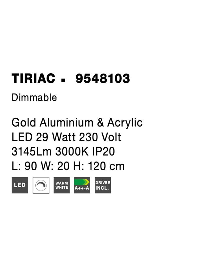 Lustra Nova Luce TIRIAC 9548103