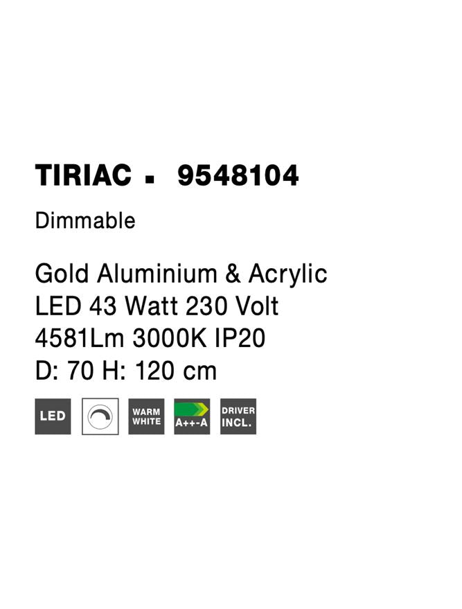 Lustra Nova Luce TIRIAC 9548104